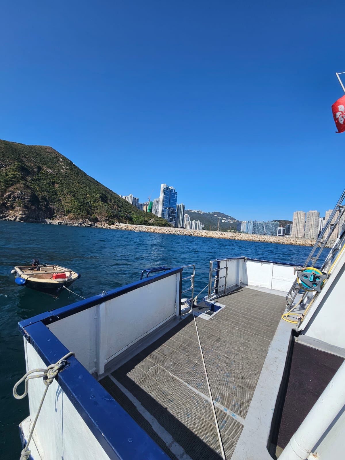 派對遊艇的鳥瞰圖
Aerial view of the party boat