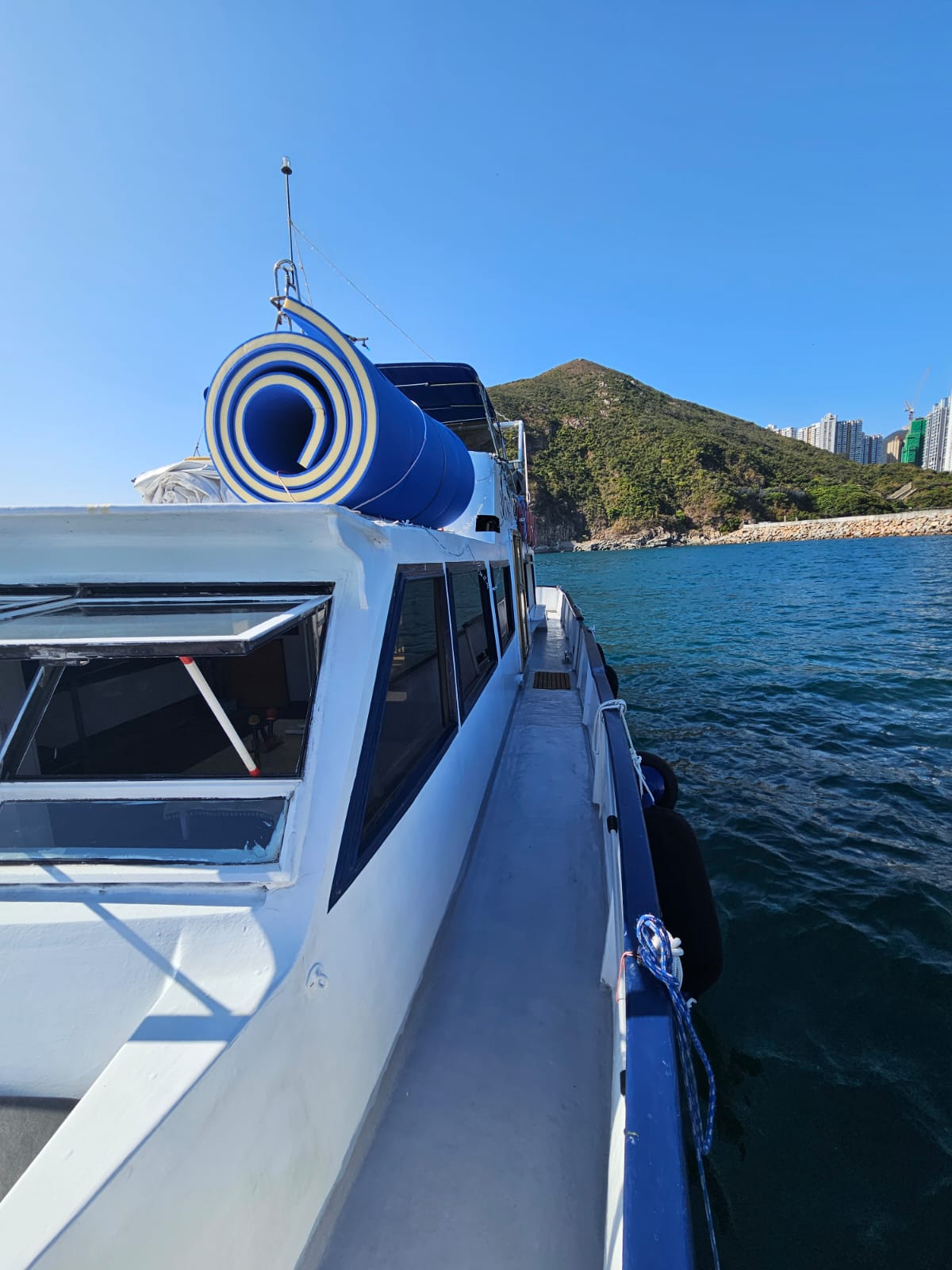 派對遊艇的鳥瞰圖
Aerial view of the party boat